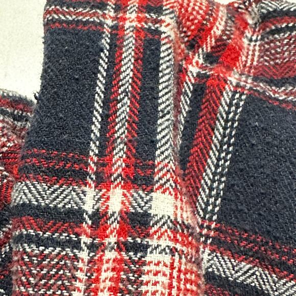 Molokai Button Up Shirt Mens Size M Red Blue White Plaid Long Sleeve PILLING - Picture 8 of 8